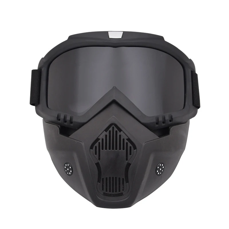 Antivento Dirt Bike Occhiali da moto Maschera Anti-impatto Paintball Gioco di guerra Motocross Caccia Maschera da ciclismo