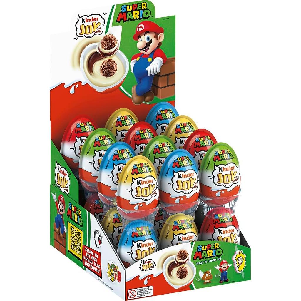 Kinder joy verano MARIO BROS 2025 y Kinder Sorpresas(Space mission o Animal) 12-72u España Nacional - Kinder huevos  Contienen un juguete en el interior sorpresa