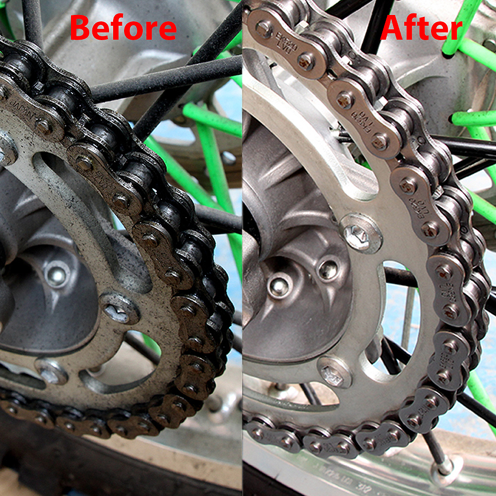 Kit voor motorfietskettingreinigingsmachine Borstel Gear Cleaner Tool voor motorkettingen Smeermiddel Smeeraccessoire