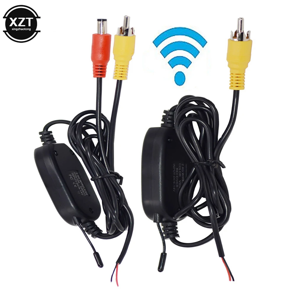 Mới Nhất Camera Quan Sát Phía Sau Wifi Không Dây Tặng Bộ Van Dây 2.4GHz DC 12V Xe Máy Ảnh Bộ Phát Không Dây/Đầu Thu đảo Ngược Dự Phòng