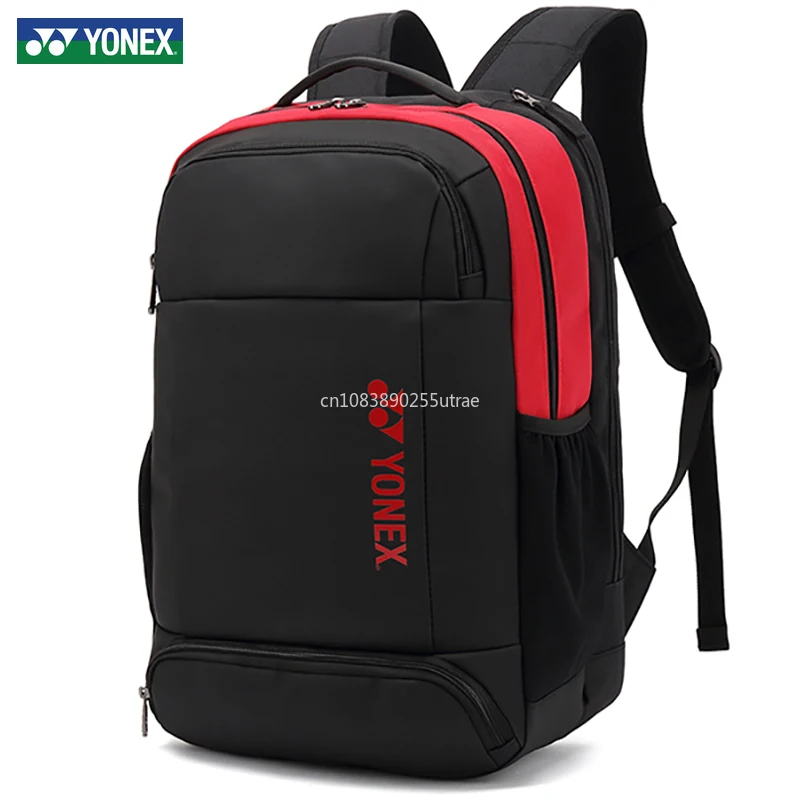 Yonex กระเป๋าเป้สะพายหลังแร็กเกตเทนนิสชายหาดกระเป๋าสะพายไหล่แบดมินตันคุณภาพสูงทนทานกันน้ำอุปกรณ์เทนนิสความจุสูง