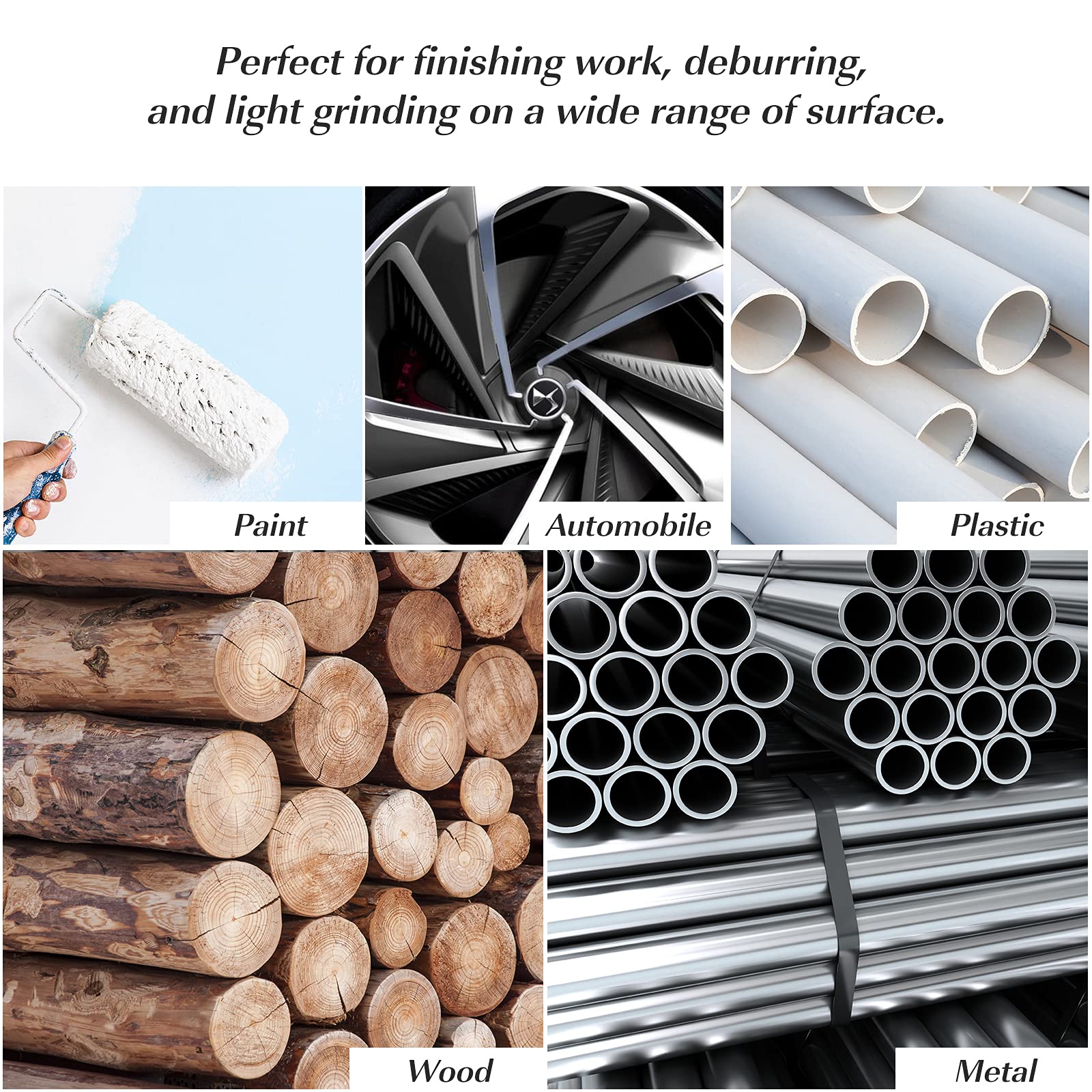 Discos de solapa de circonio, discos de lijado de 125/150/180mm, cuchillas de muelas de grano 36/80/100/120 para acabado de amoladora angular, 5 uds.