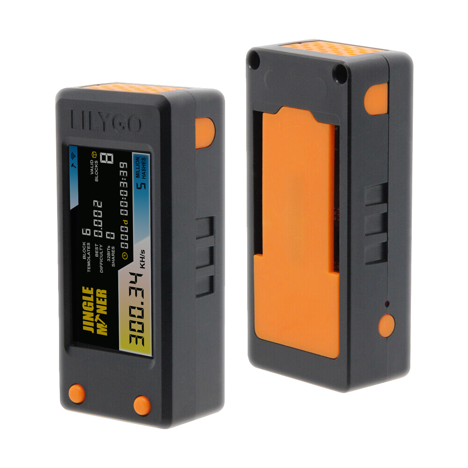 Jingle Mining BTC SOLO Mini Lottery Miner Jingle Miner 300KH/s 2-pin JST-GH 1.25mm koparka bitcoinowa bitcoin miner solo miner