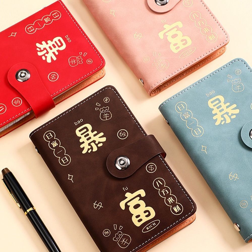 Grote capaciteit geld besparen Bindmiddel Hervulbaar Waterdicht Geldbesparend Handboek Draagbaar budgetopslagboek Nieuwjaarscadeau