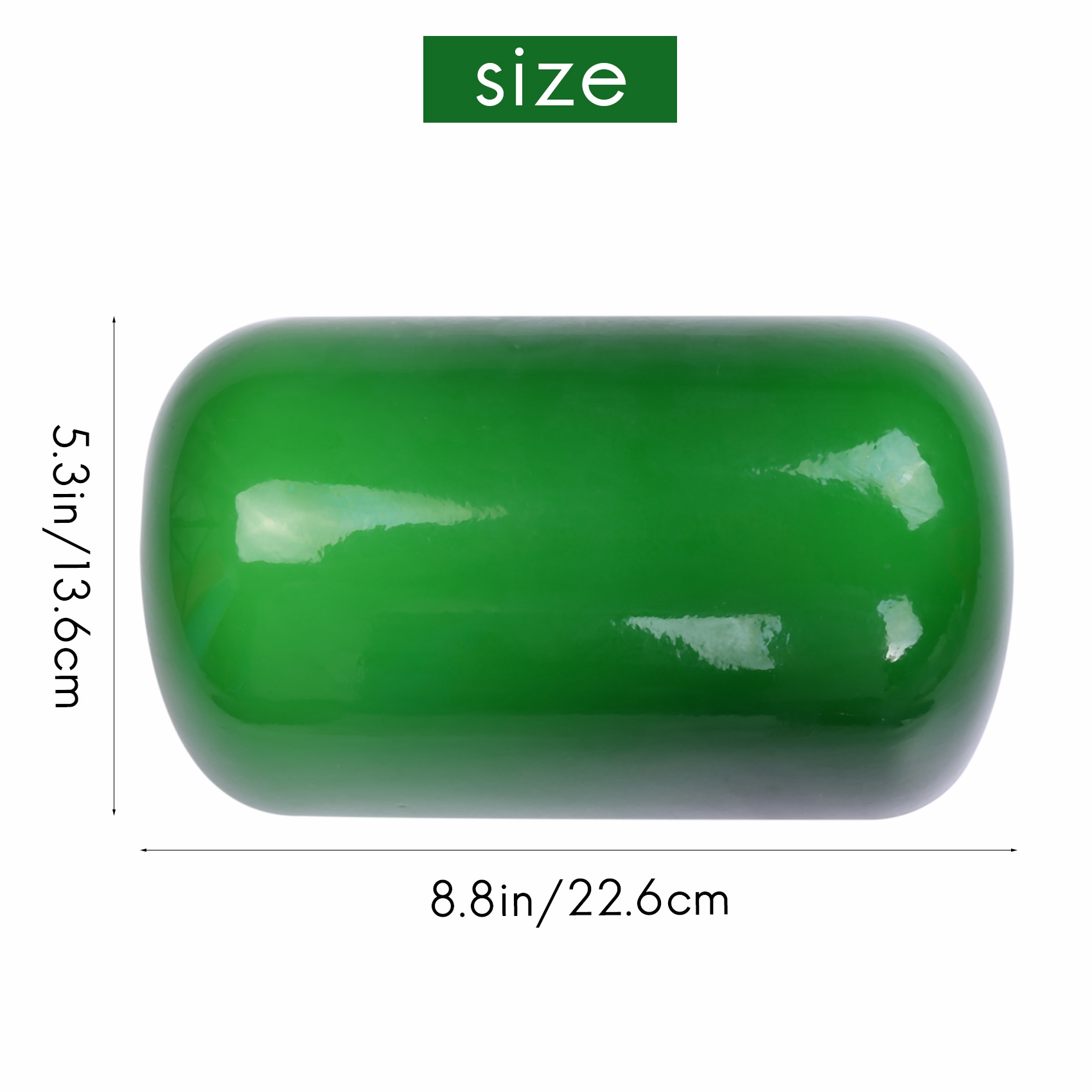 ใหม่ล่าสุดสีเขียวแก้ว BANKER โคมไฟ/Bankers โคมไฟแก้วโคมไฟ