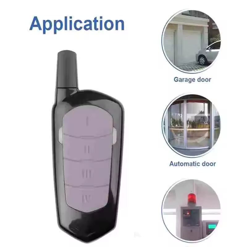 Garage Remote Control Duplicator 433mhz Gate Door Commands Opener Electric Rolling Code Clone Access Portal Fixed Cod