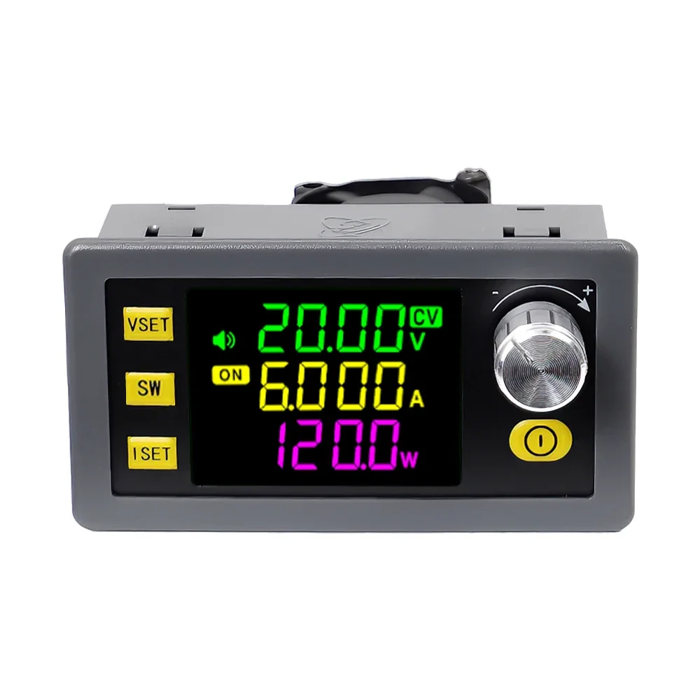 SK120 120W CNC Buck Boost DC ปรับแรงดันไฟฟ้าแหล่งจ่ายไฟแรงดันไฟฟ้าคงที่คงที่ MPPT ชาร์จพลังงานแสงอาทิตย์ Mod
