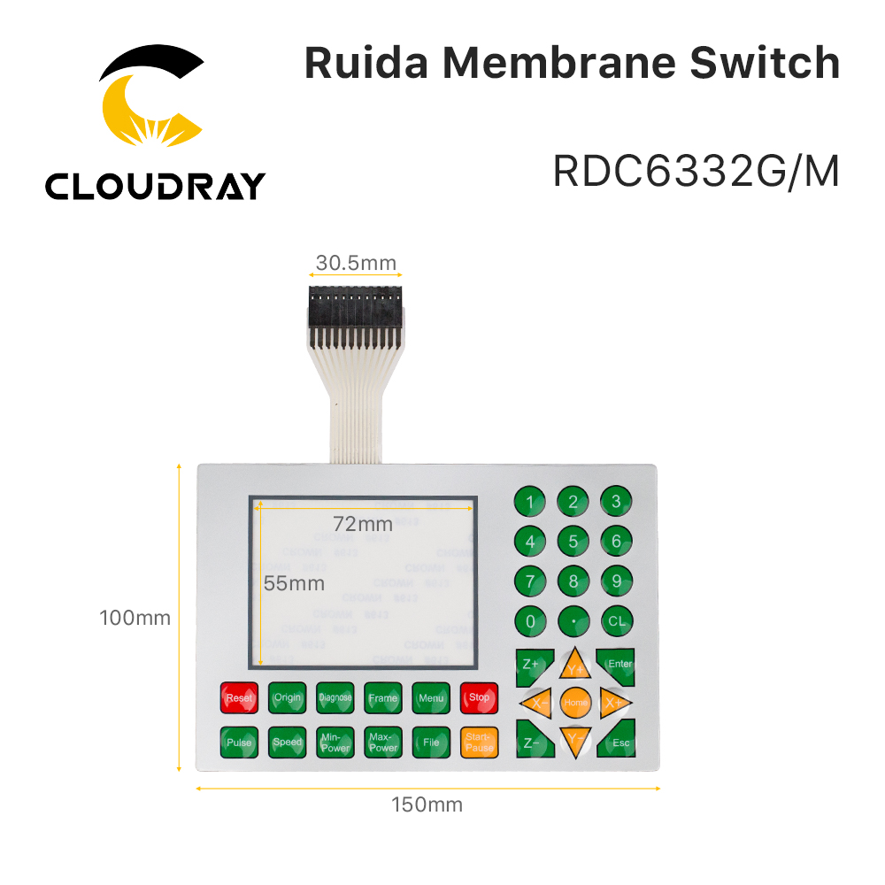 Мембранный переключатель Ruida для RDC6445S RDLC320-A RDC6332G RDC6332M RDC6442S RDC6442G