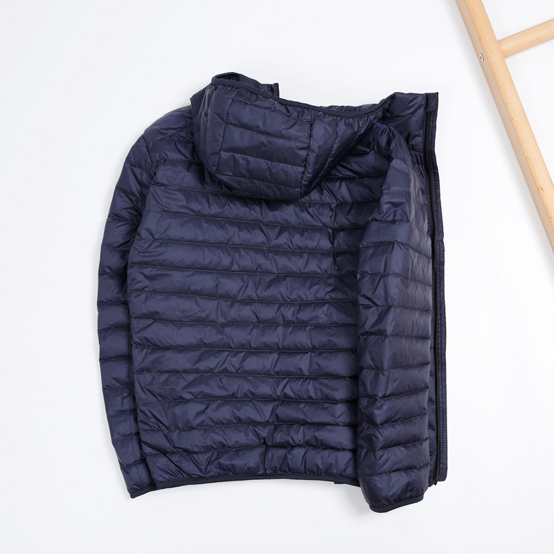 Men's All-Season Ultra Lightweight Packable Down Jacket Water and Wind-Resistant Breathable Coat Warm Men Hoodies Jackets