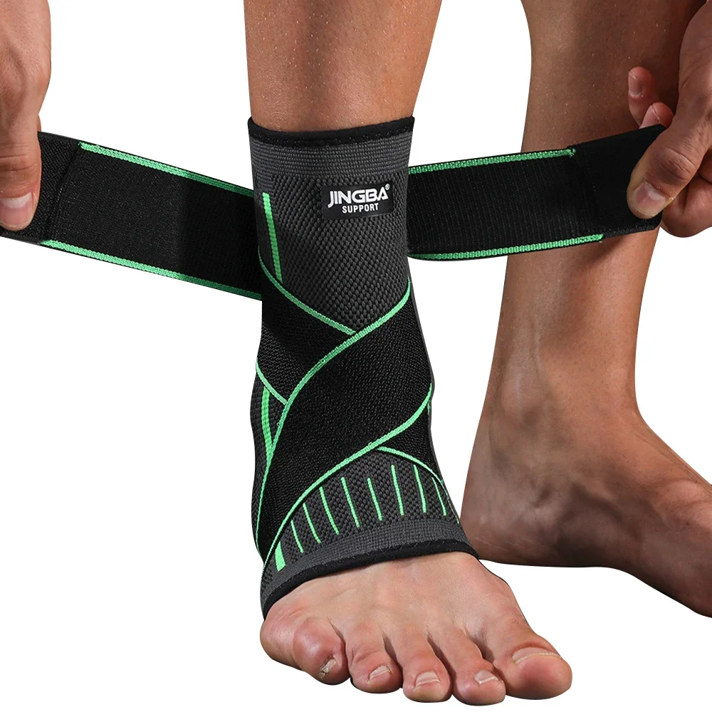 1 Uds. Tobillera de compresión, correa de soporte de tobillo ajustable para esguince, fascitis Plantar, recuperación de lesiones, correr