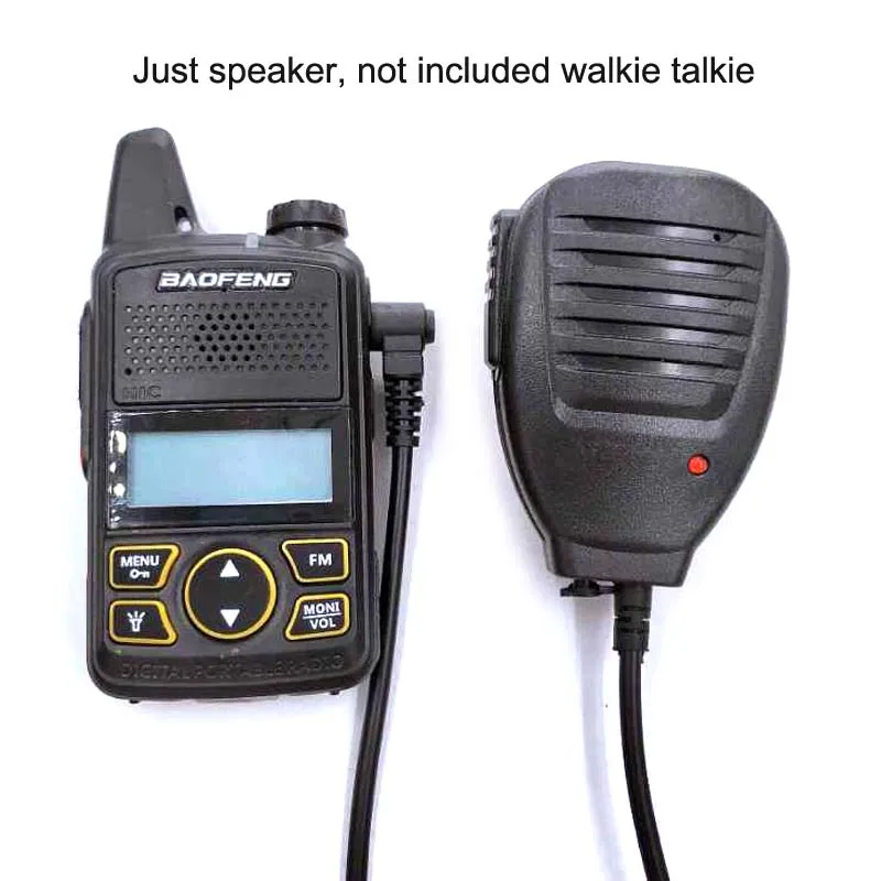 Baofeng UV-3R ラジオ 1 ピン 3.5 ミリメートル PTT マイクマイクスピーカー Baofeng Bf-t8 Bf-t1 YAESU VX-3R VX-150 VX-130 FT1D FT1XDR FT2DR 用