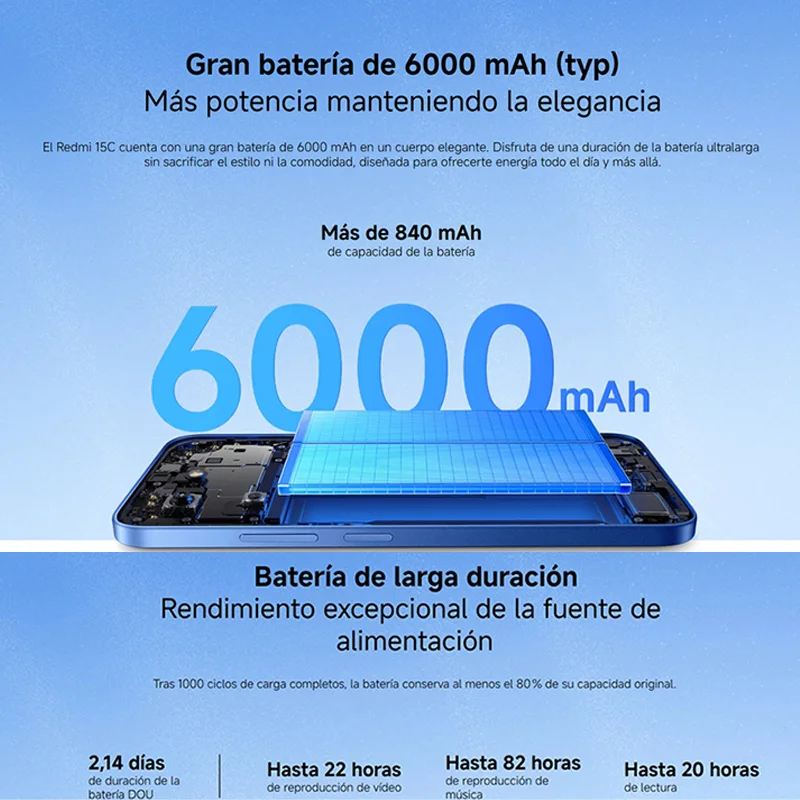 Xiaomi Redmi 15C versión Global Smartphone 50MP cámara principal 120Hz 6,9 "pantalla Dot Drop 33W carga MediaTek Helio G81-Ultra