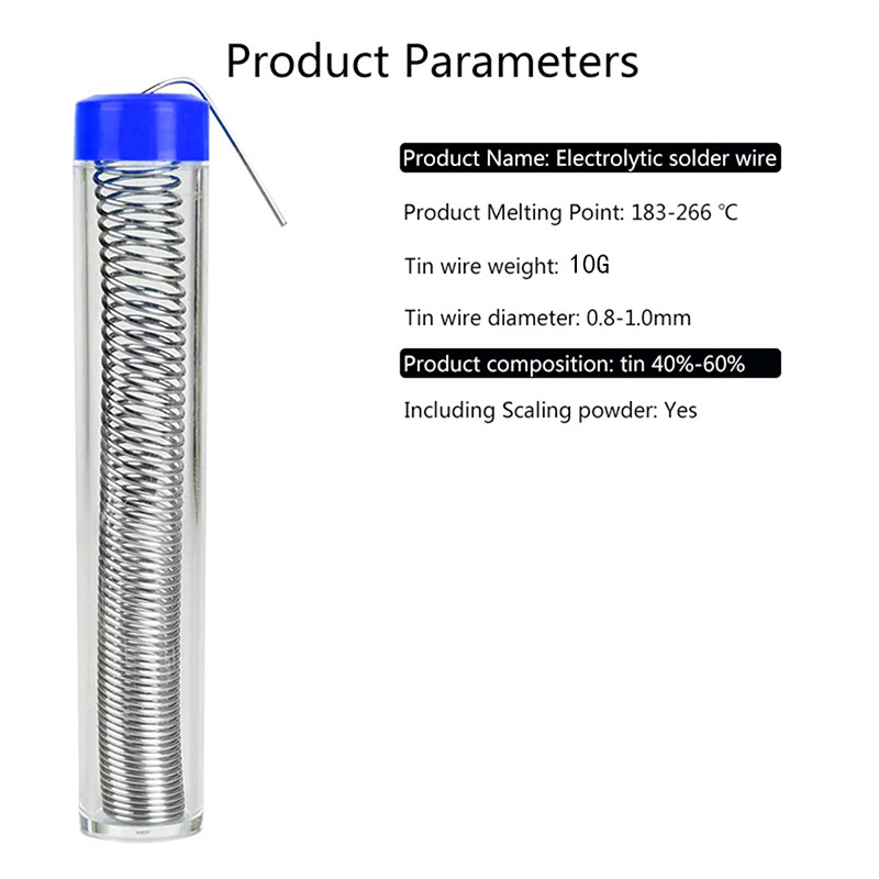 High Activity Solder Wire 0.8mm, Solder, Solder Wire, Electrical Maintenance, Metal Welding Accessories