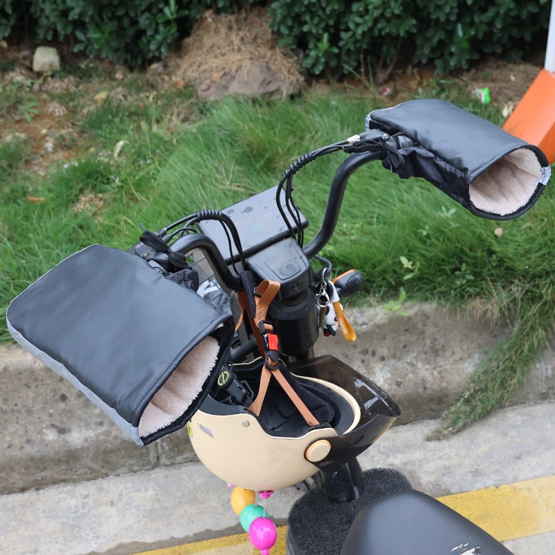 Motorcycle Handlebar Muffs Winter Equipment Mitts Warmer Gloves Waterproof Handmuffs Bicycle Handle Cover Hand Covers Warmers
