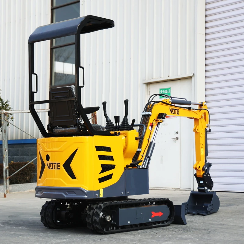 Chinese New Crawler Digger Excavator Machine 1 Ton Mini bagger Farm Ce Euro5 Epa Engine 1.6 ton Mini Excavator Customized