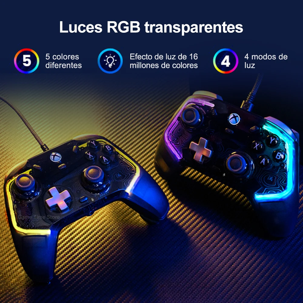 GameSir Kaleid Xbox Controller Wired Gamepad for Xbox Series X, Xbox Series S, Xbox One game console, with Hall Effect Joystick