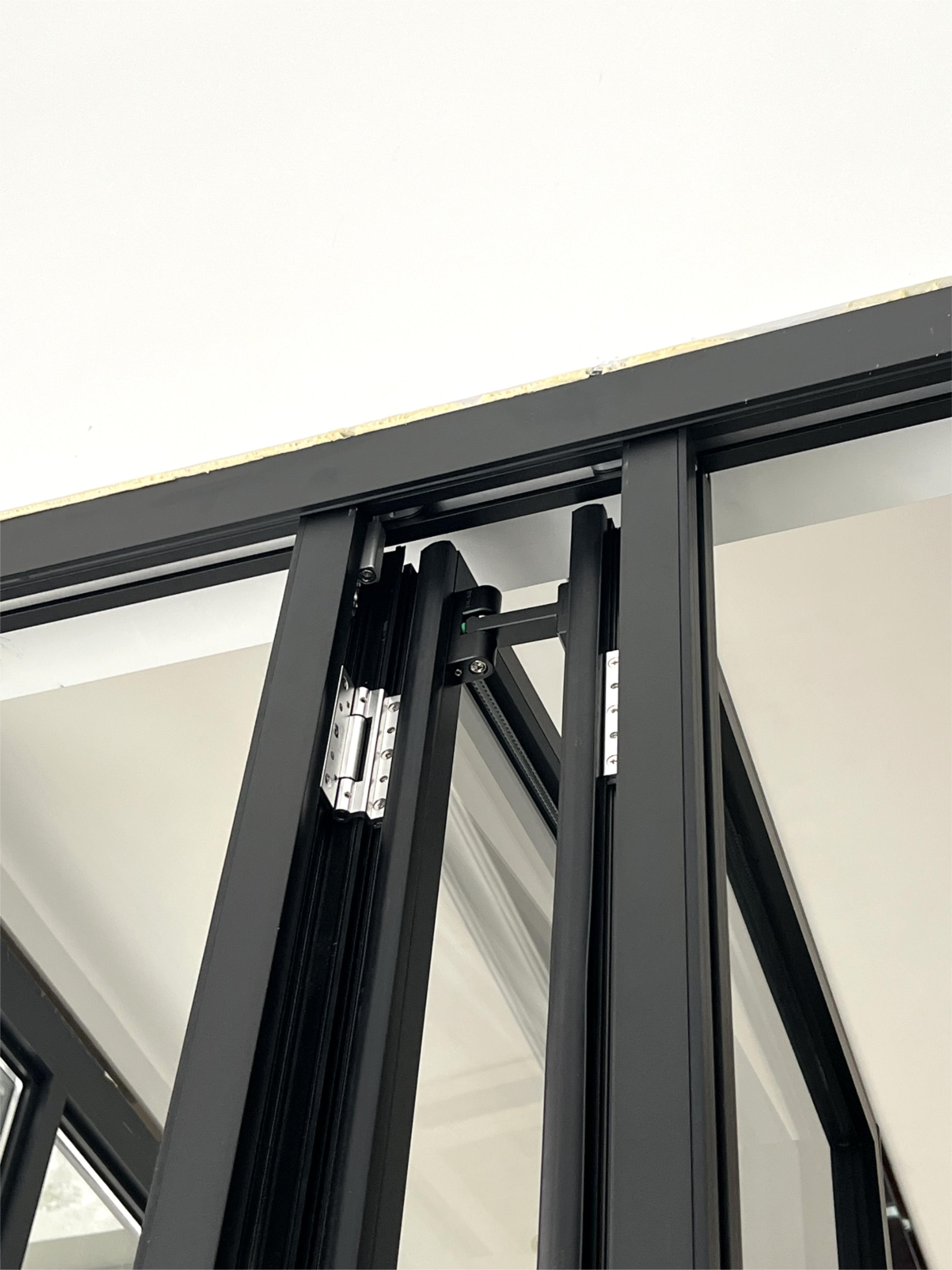 Sixinalu Villa-Double Glazed Folding Door, Pátio Exterior Bifold, Perfil de Alumínio, Estilo Moderno, Cor Personalizada e Tamanho