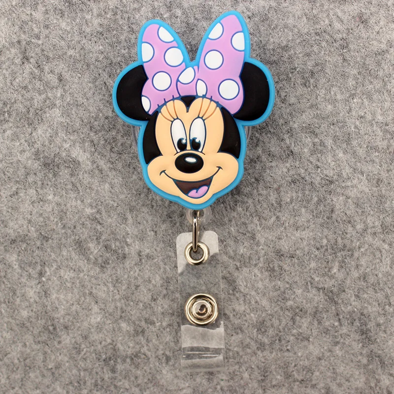 Disney Màu Xanh Dễ Thương Chuột Rút Huy Hiệu Máy Cho Y Tá & Bác Sĩ Để Thẻ Văn Phòng & Bệnh Viện Cung Cấp Bé Trai & Bé Gái tên Thẻ