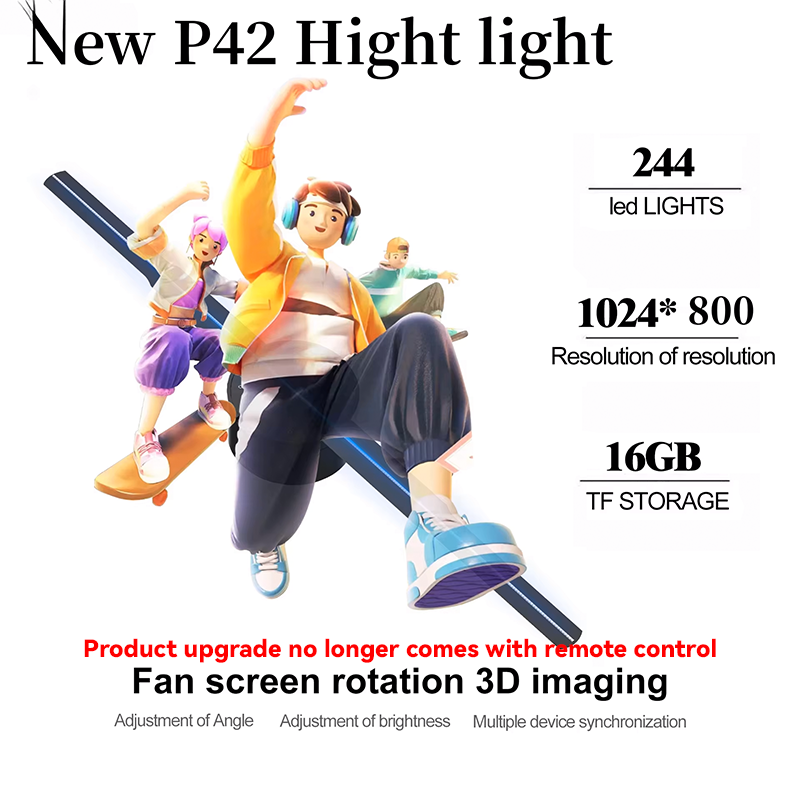 Projetor de publicidade 3d wifi led sinal lâmpada holográfica player remoto anunciar display 3d ventilador holograma projetor logotipo luz