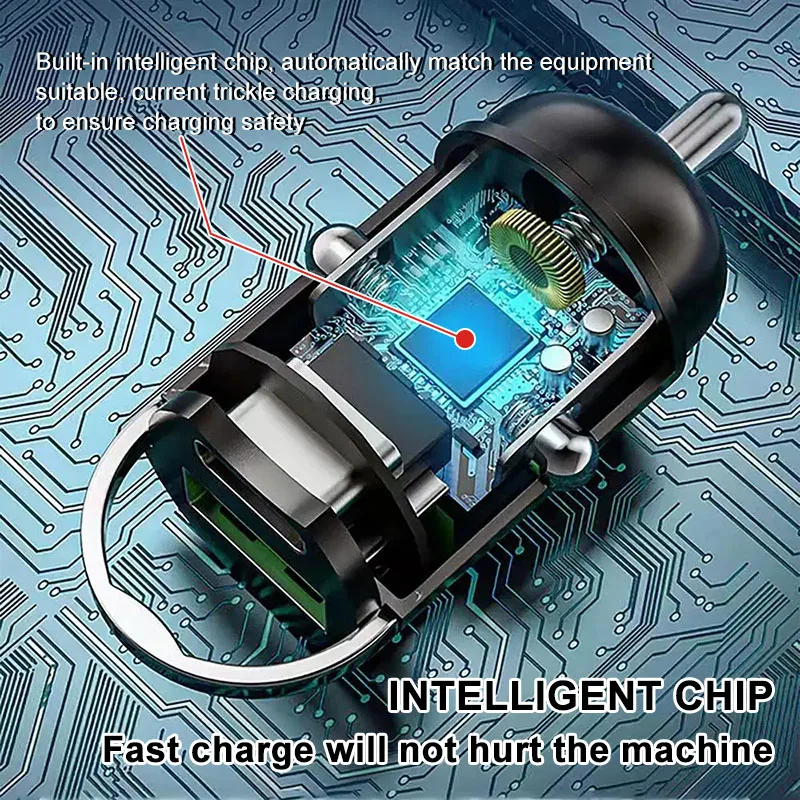Micro Car Quick Charger Vehicle Cigarette Lighter Convert Plug Car Accessories For BMW X6 X1 X2 X3 X4 X5 X7 E46 E39 E90 E36 E60
