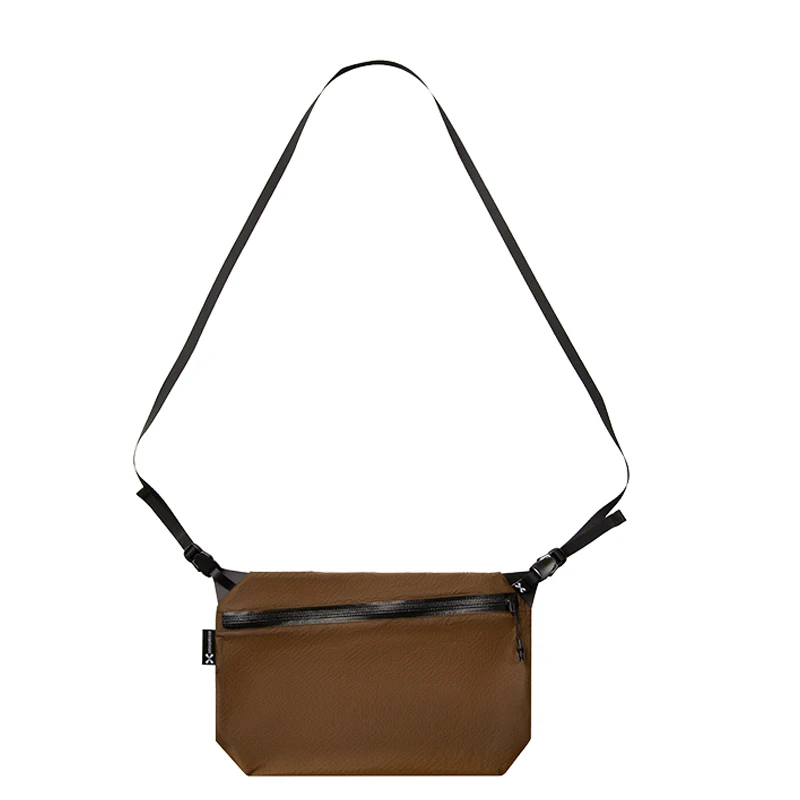 Leve Crossbody Shoulder Bag, impermeável, dobrável, portátil, viagens ao ar livre, Zipper Shopping Bag, saco de armazenamento