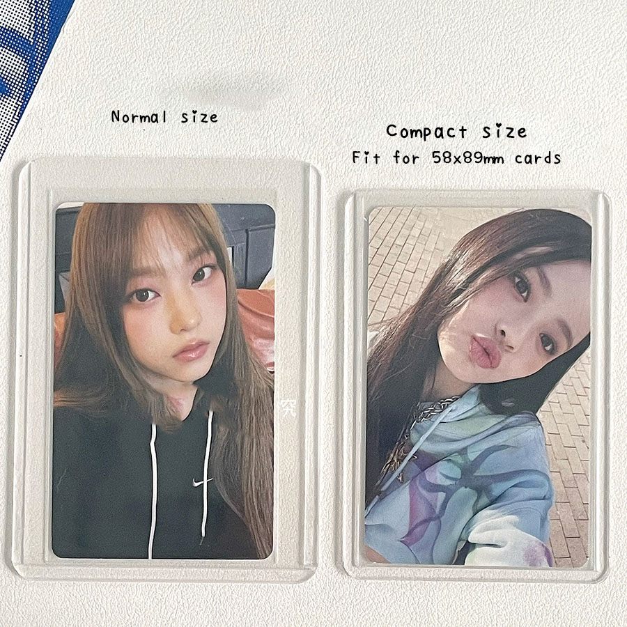 Sharkbang 20 ピース/ロット B8 ホロカードスリーブ 58 × 89 ミリメートルコンパクトハード Kpop ホルダーポストカードフィルムゲームカード Photocard プロテクター