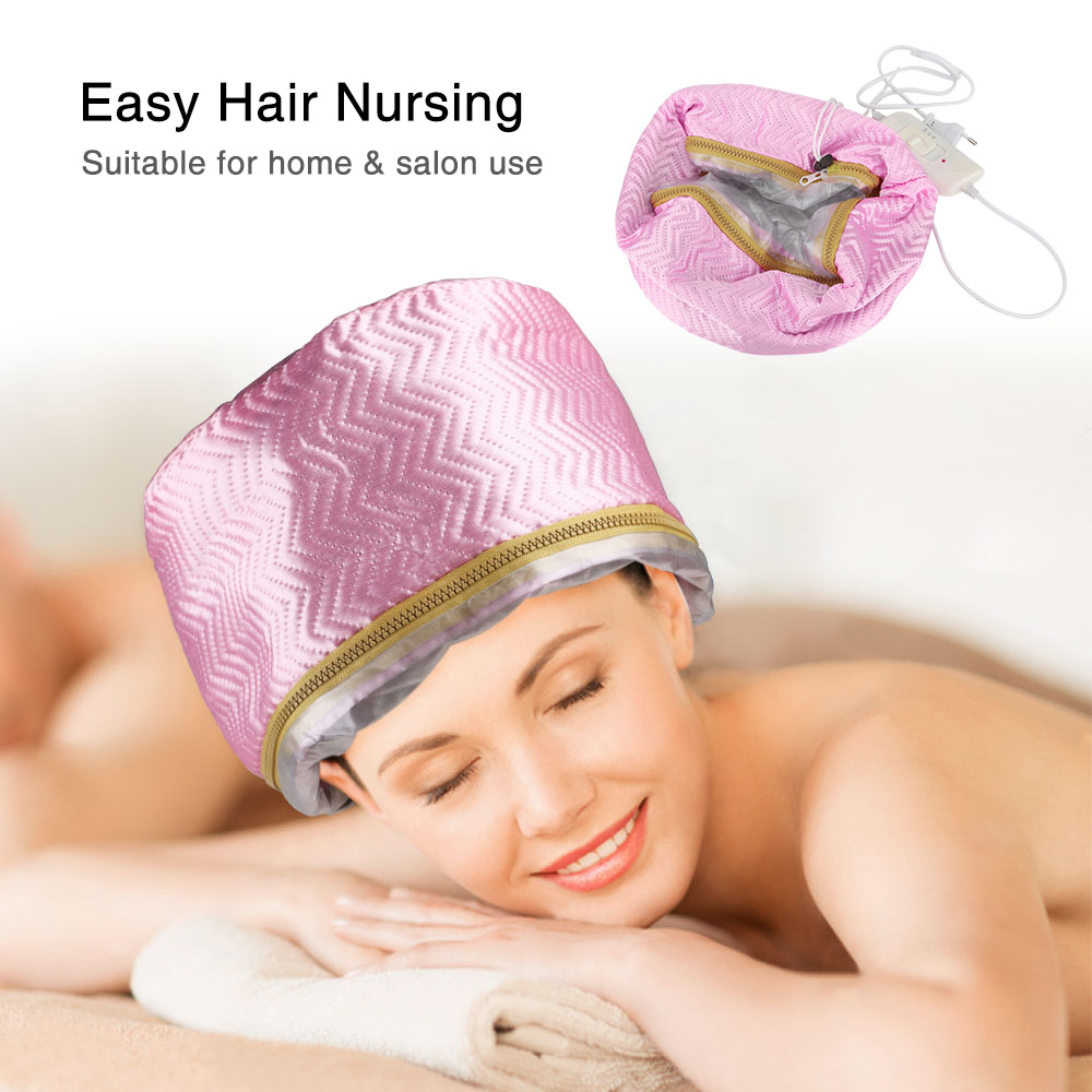 Tratamento Térmico Cap Cabelo para Mulheres, Aquecimento Steamer, Nutritivo Cuidados Acessórios, Capas para Casa, Spa, Salon Styling Secador