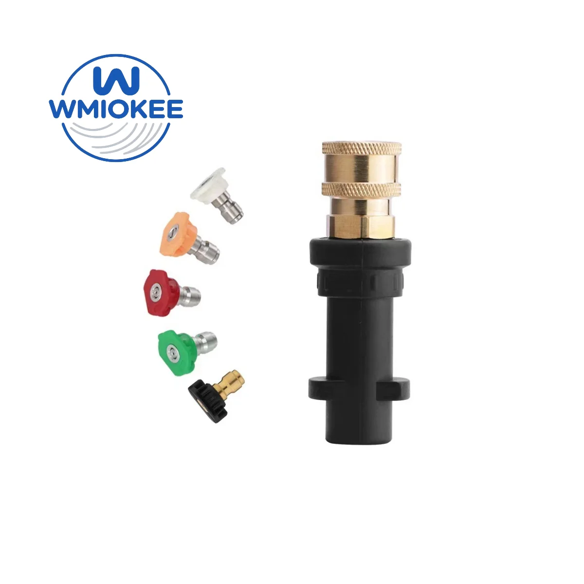 High Pressure Water Gun Quick Adapter for KARCHER K2 K3 K4 K5 K6 K7 with Colorful Foam Pot Nozzle Attachment Kit