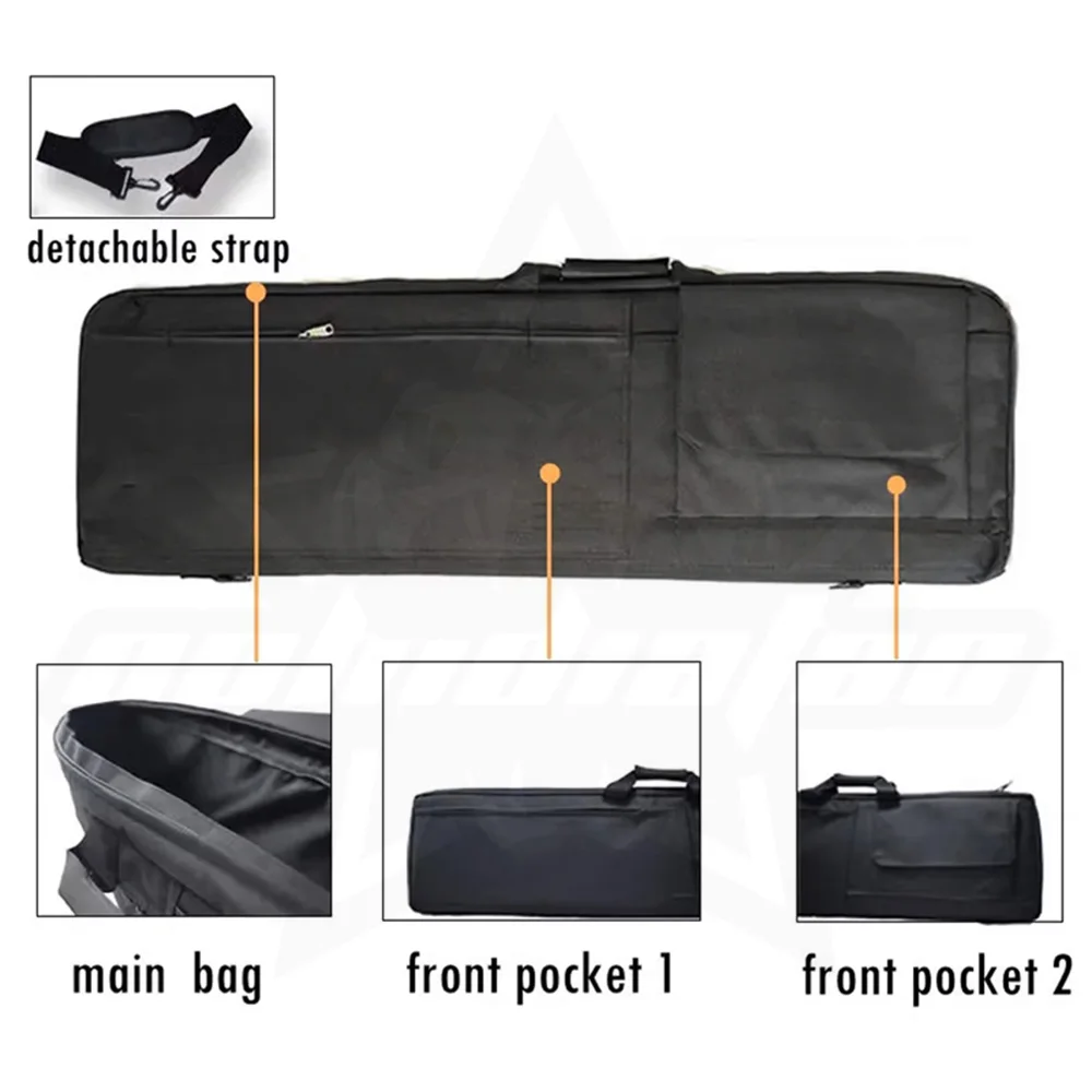 OPHIDIAN-bolsas para Rifle de 85 CM/100 CM, funda de transporte para pistola de francotirador de caza y tiro al aire libre, bolso de hombro acolchado con protección para pistola
