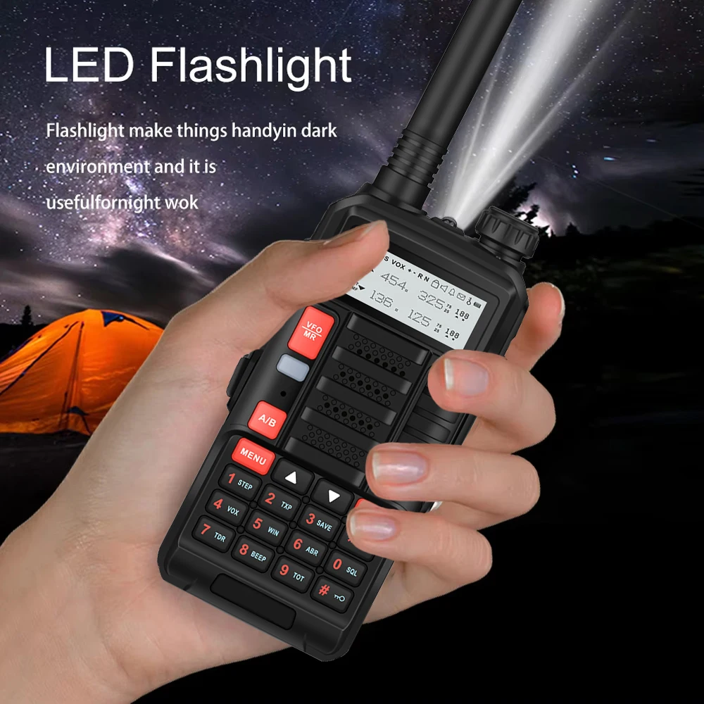 1PC Baofeng Uv 10r Professionele Walkie Talkies High Power Dual Band 2 Way Cb Ham Radio Hf Transceiver Vhf Uhf Bf UV-10R Nie