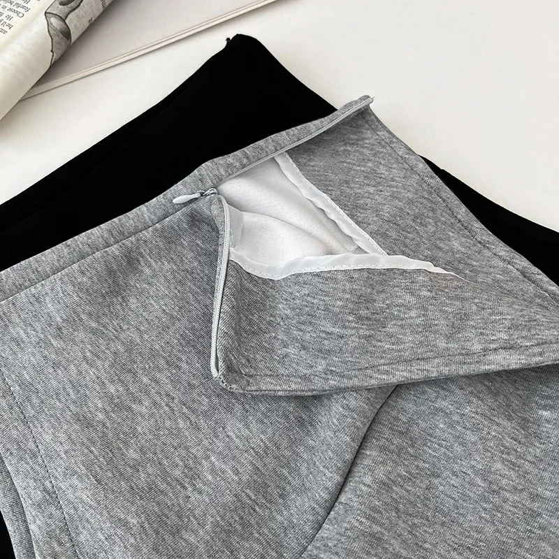 Summer basic solid color versatile shorts for women casual and elegant high-waisted slimming straight shorts