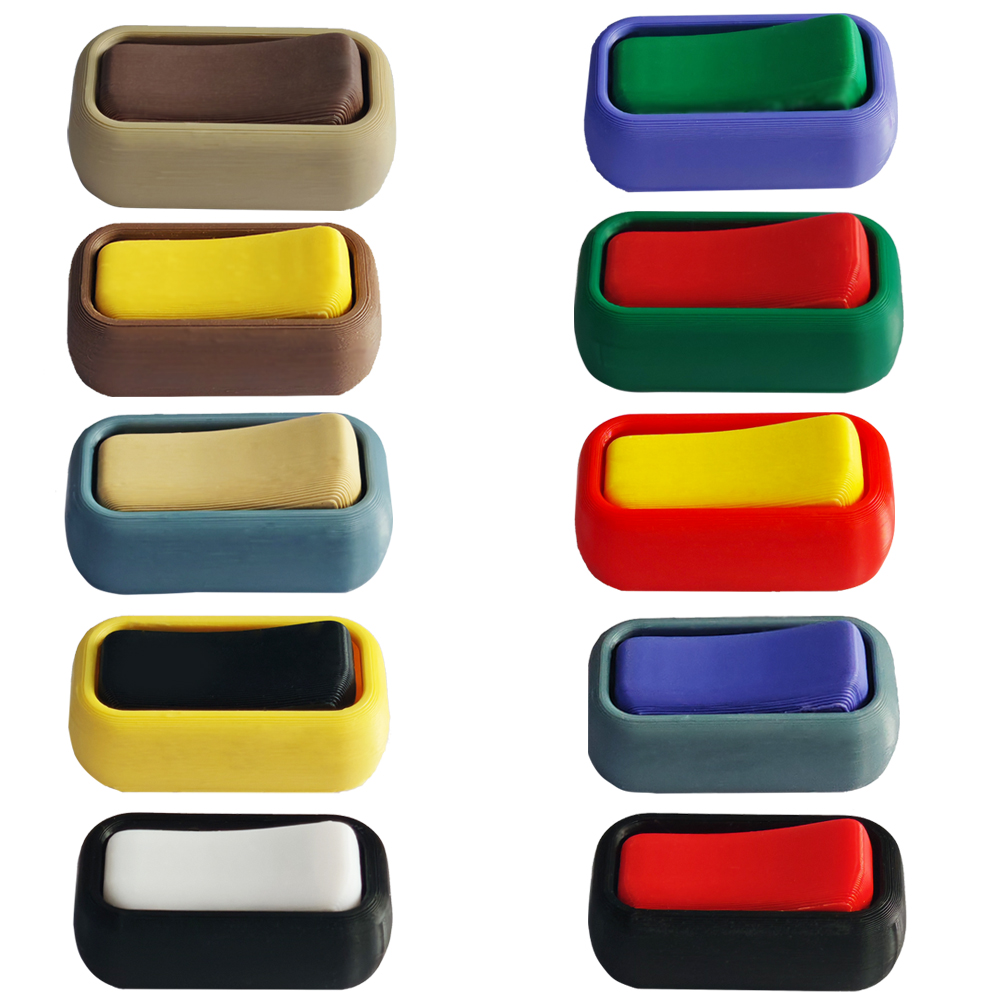 Switch Fidget Toy Pop Fidget Toy Click Toy для снятия стресса и тревоги Расслабляющий портативный кончик пальца Имитация 3D-печатных переключателей Игрушки