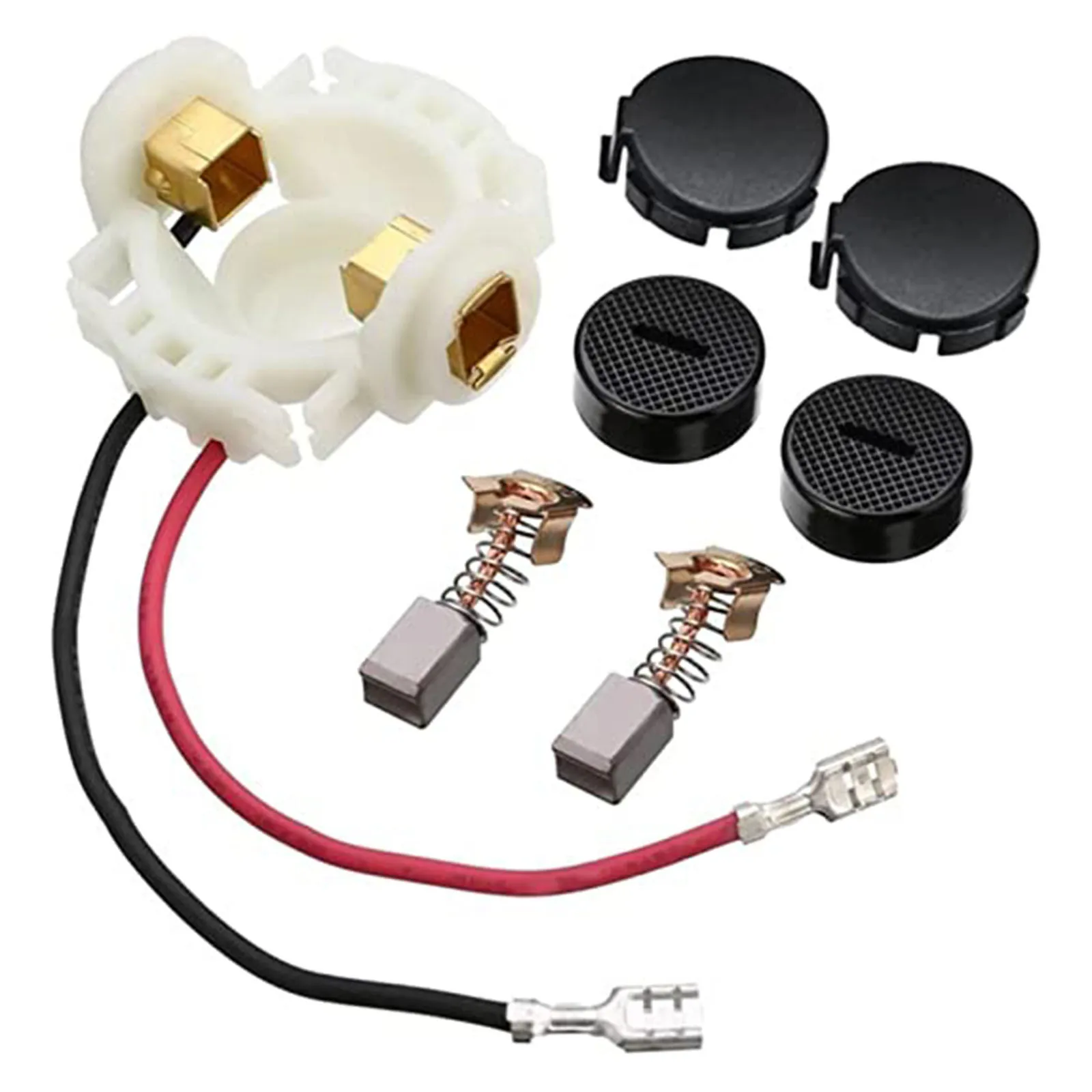 Juego de soporte de cepillo de carbono para Makita BGA450 BGA452 DGA452 BGD800 BGD801 BJS101 BJS160 BJS161 BGA402 DGA452REF GA400