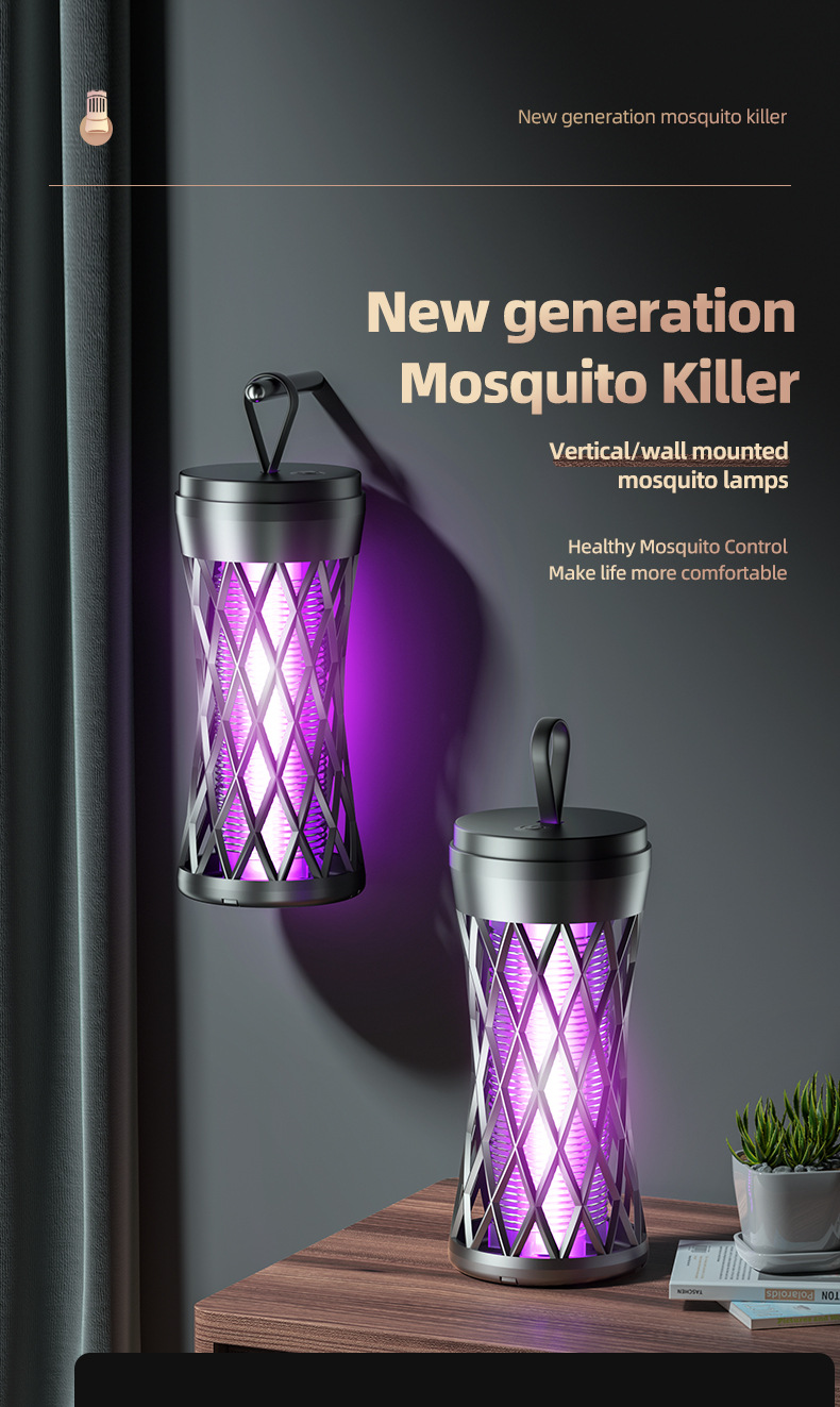 Xiaomi-Lámpara antimosquitos de descarga eléctrica, luz de ambiente exterior, repelente de mosquitos seguro y eficiente, Exterminador de mosquitos para el hogar