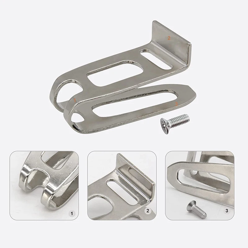 1/2/3Pcs Belt Clip Hook 3pcs Hooks And 3pcs Screws Set For Makita 18V LXT Cordless Drills Impact Driver Power Tools Accessories