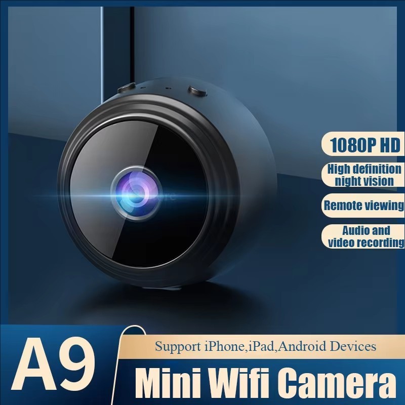 A9 1080P HD Wifi Mini cámara de vigilancia Sensor videocámara Web Video seguridad inteligente para el hogar cámara inalámbrica de seguridad