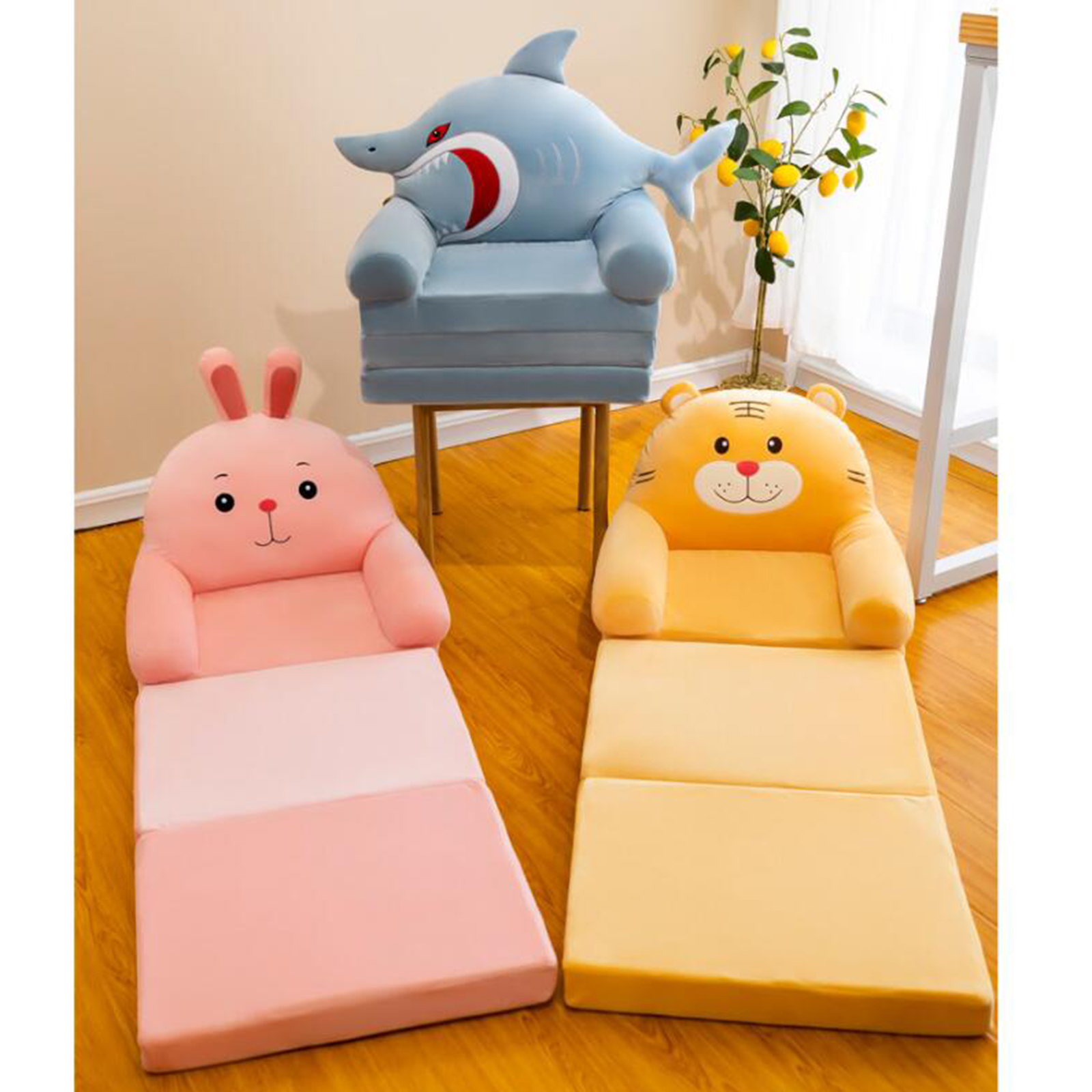 Funda de sofá de dibujos animados para niños, cubierta plegable, transpirable, lavable, extraíble, para sillón, sala de estar, dormitorio, hogar
