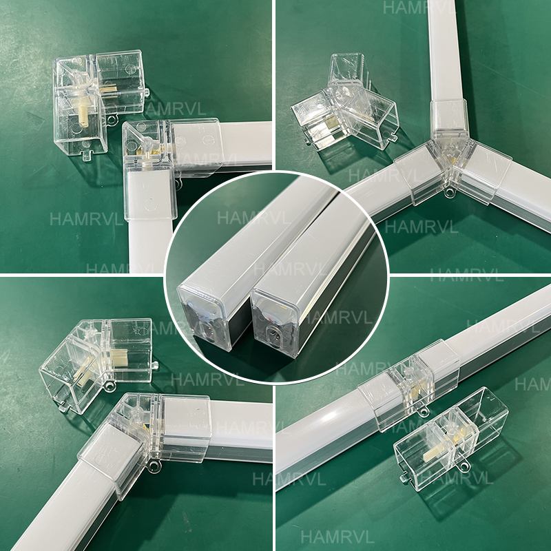 ガレージライト六角ランプ 110-240V LED チューブハニカム理髪店の天井照明ワークショップ 4S カーショー車体修理ジム