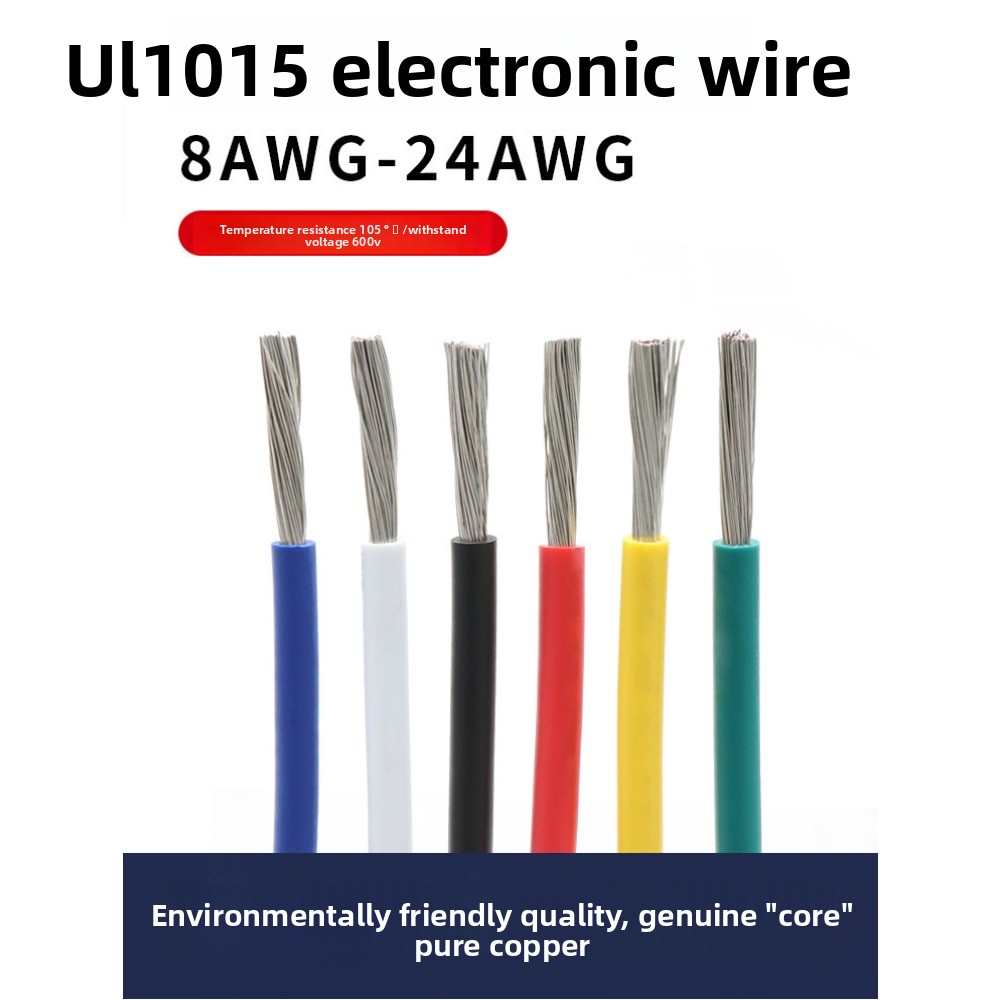 10-Color 22 AWG Silicone Wire 10ft Each Tinned Copper 105°C Resistant for Electronics And DIY Projects