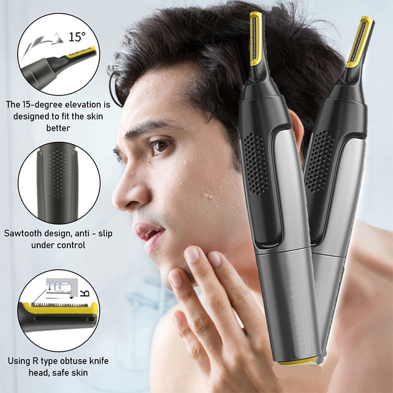 Tagliacapelli naso elettrico impermeabile rasoi per capelli uomo portatile naso orecchio capelli sopracciglio Cutter Grooming Trimmer