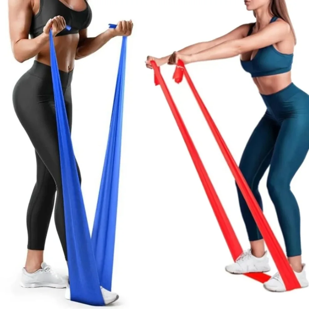 Długa taśma oporowa dla kobiet i mężczyzn, taśma oporowa do fitnessu i pilatesu
