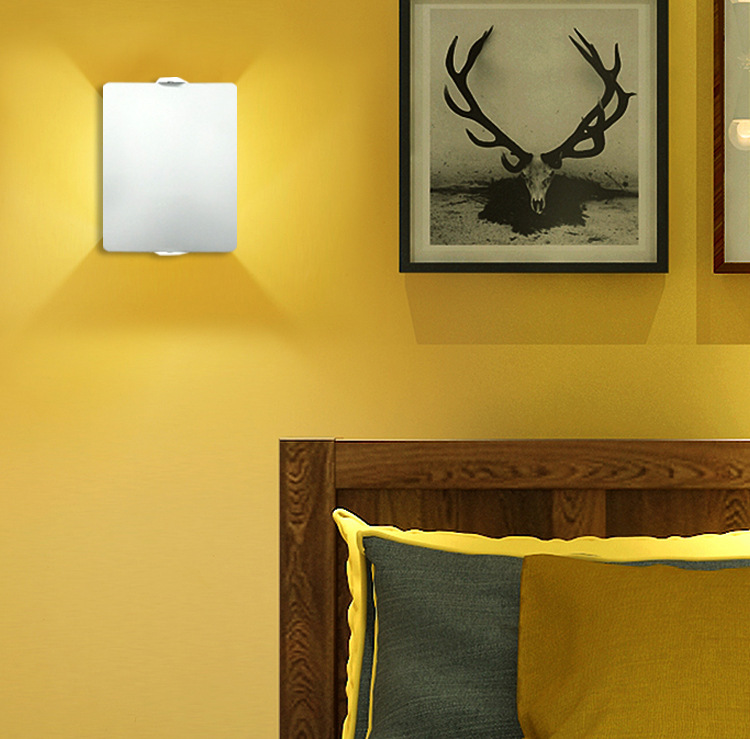 Customizable double head lighting courtyard wall exhibition hall minimalist style