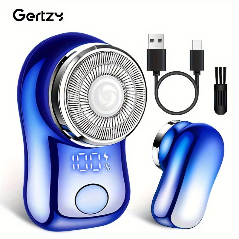Rasoir électrique à capsules pour hommes, Mini rasoir électrique Portable de rasage, rasoir intelligent d'extérieur Portable de Type poche