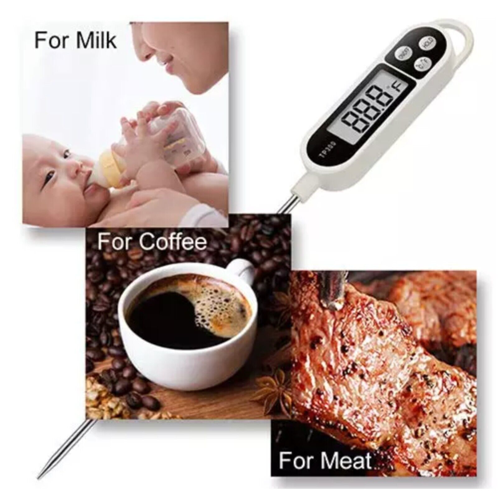 Digital Kitchen Thermometer For Bbq Electronic Cooking Food Probe Water Milk Meat Wireless Thermometer Home кулинарный термометр