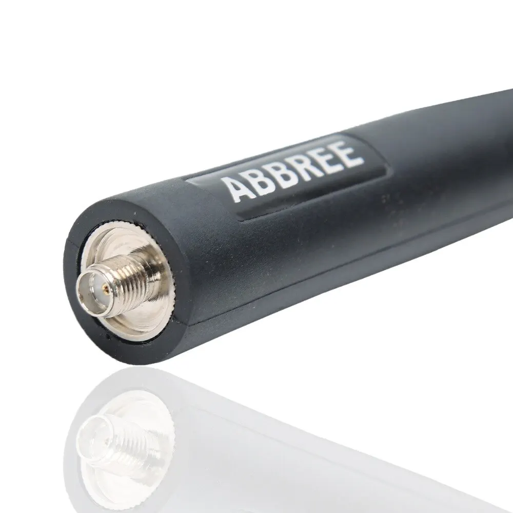 Abbree เสาอากาศทางยุทธวิธี CS พับได้, 144/430MHz สำหรับ UV82 UV Baofeng UV 13 Pro BF 888S Quansheng วิทยุ K5
