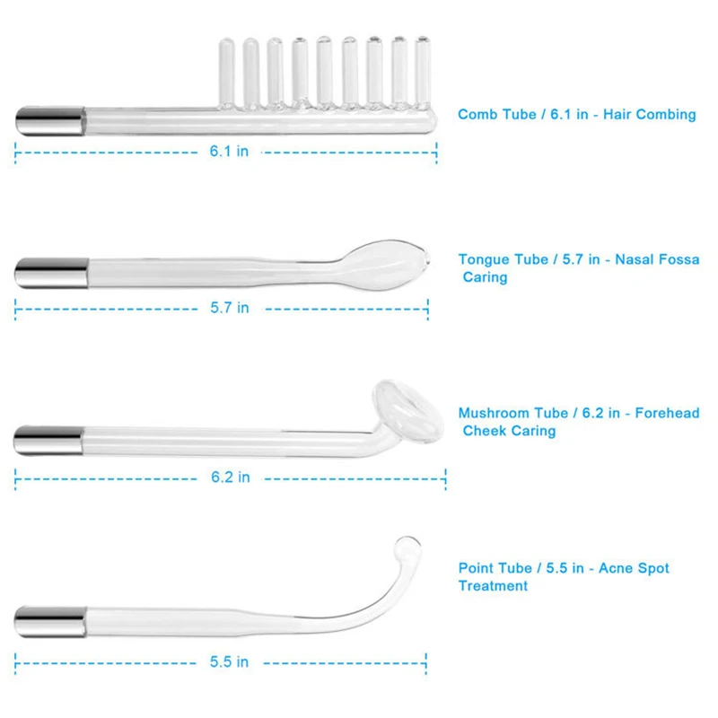 ความถี่สูง Skin Therapy Wand เครื่องแบบพกพาสําหรับนวดสิวฟื้นฟูผิวกระชับลดริ้วรอยเครื่องมือ