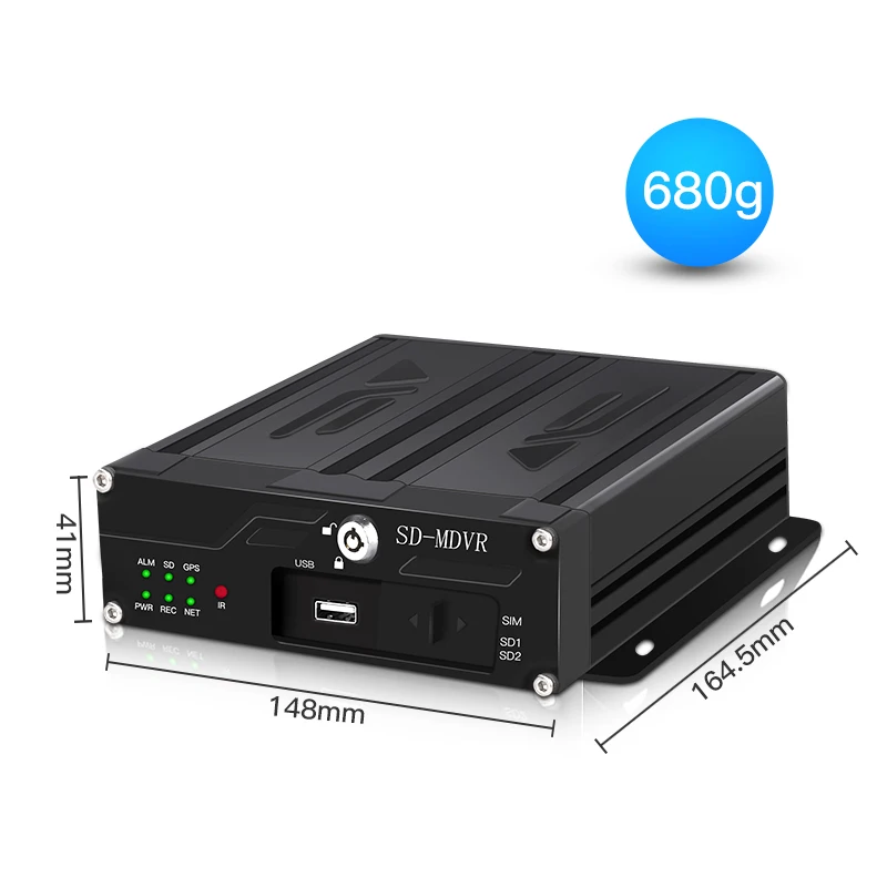 MDVR Mobile DVR Camera Set High Quality 8 Channel 1080P With 8 Camera 360 Degree Universal 8 Channels SD 4G GPS MDVR Solution