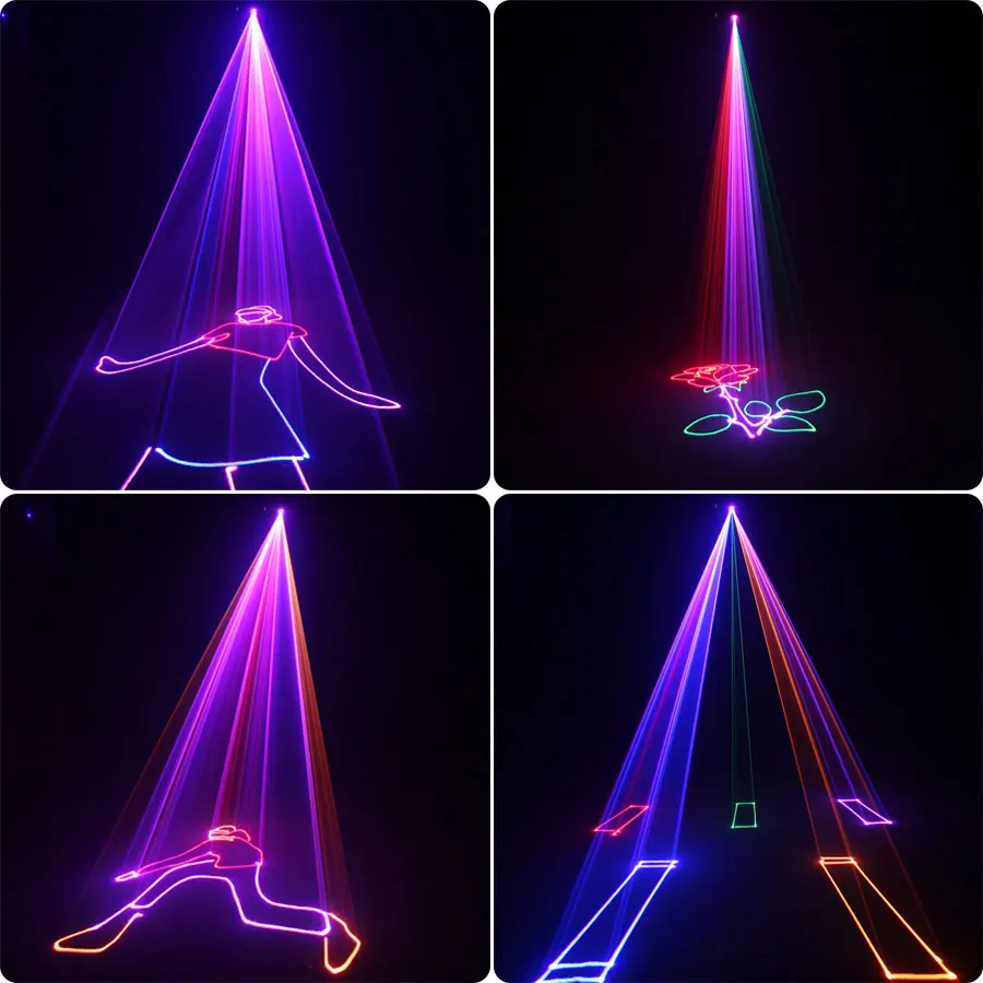 DM500 アニメーション RGB レーザービームラインステージディスコライト DJ パーティーパターンプロジェクタースキャン DMX ダンスバークリスマスショー G21
