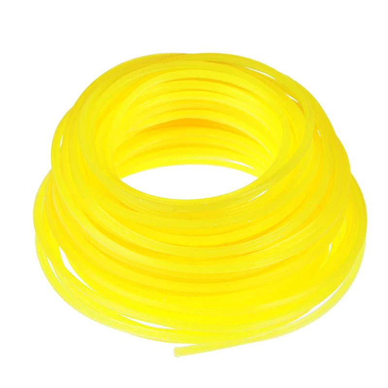 LUSQI-línea de corte de hierba hexagonal, cuerda de nailon para desbrozadora, cabezal de cuchilla de cortacésped, accesorio de carrete de corte, 15m/10m/5m x 3mm
