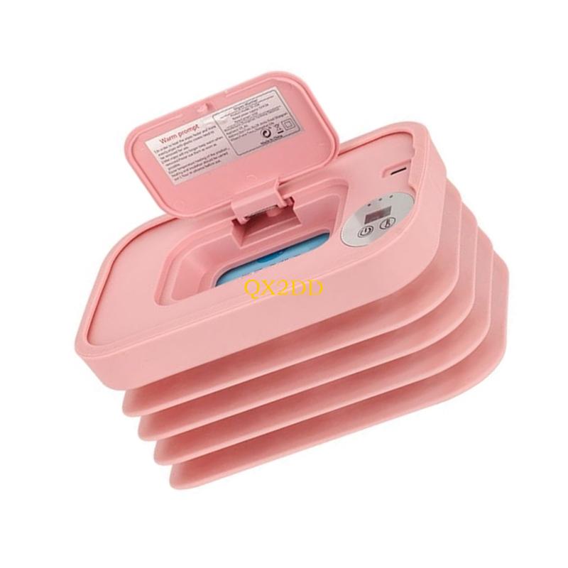 QX2D Детские салфетки теплые, компактный складной дизайн, тройной температурный режим, система нагрева влажных салфеток для в